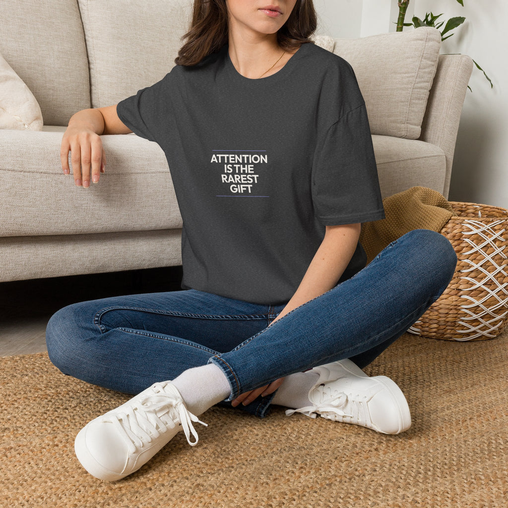 Attention Is The Rarest Gift - Unisex Softstyle T-Shirt