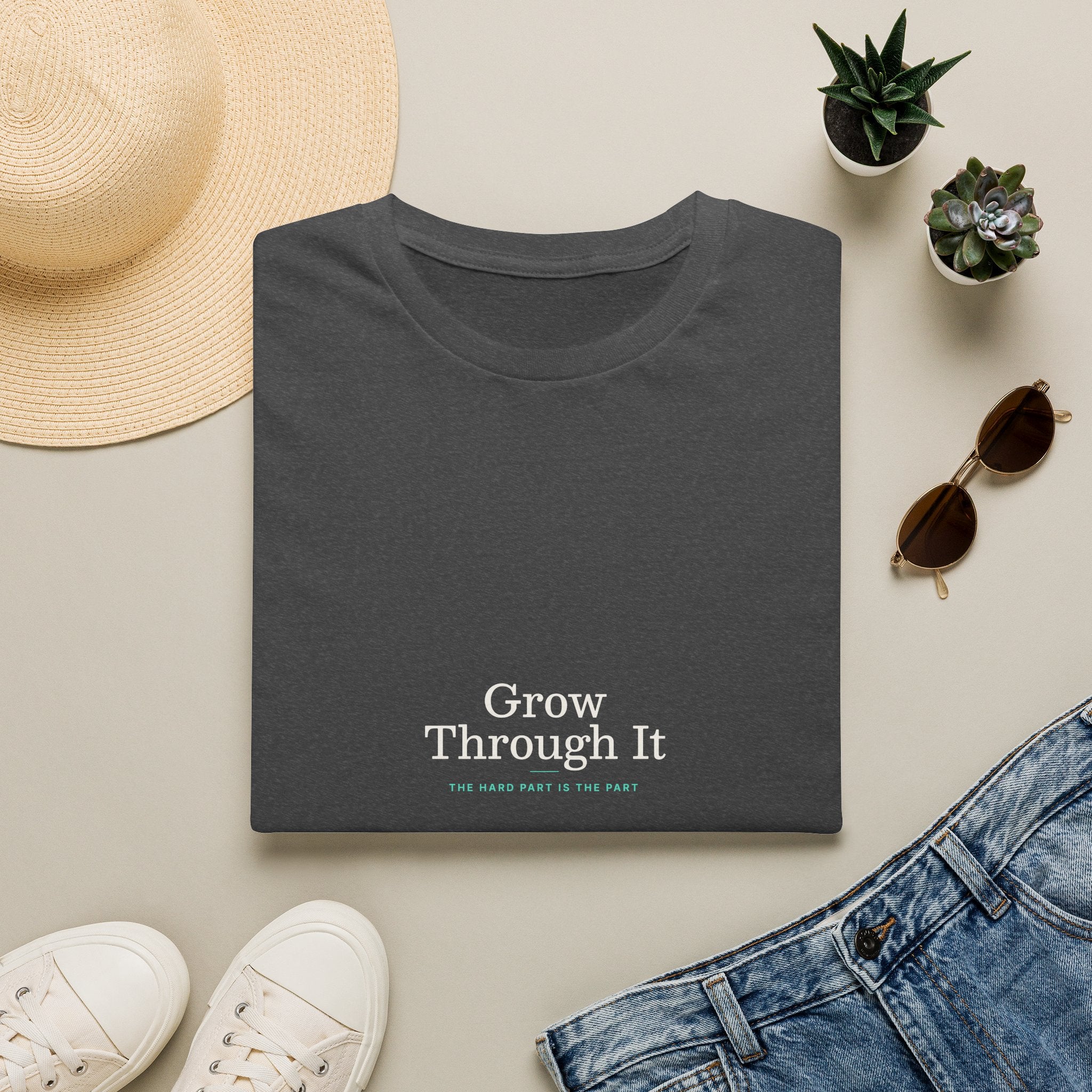 Grow Through It - Unisex Softstyle T-Shirt