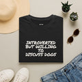 Introverted But Willing To Discuss Dogs - black folded