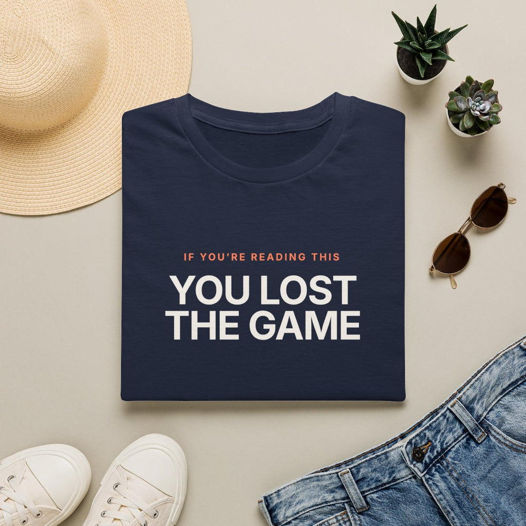 You Lost The Game - navy folded