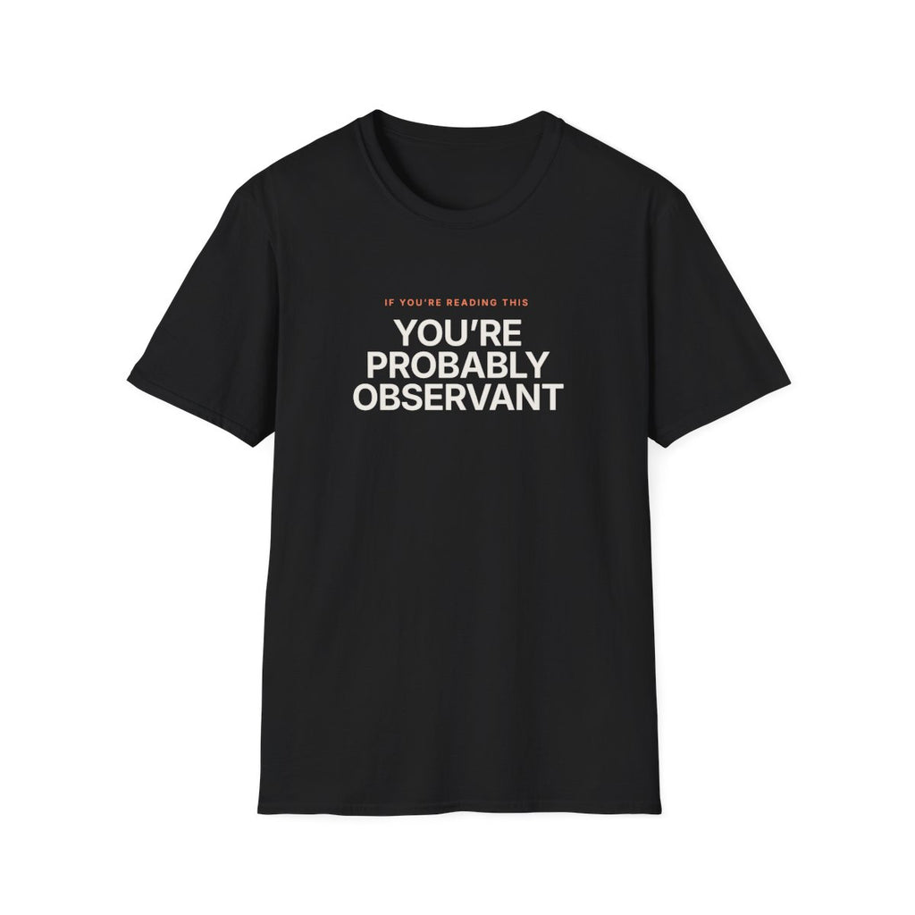 You’re Probably Observant - front
